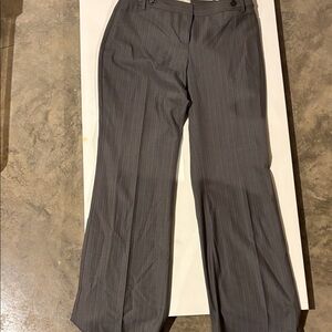 The Limited Charcoal Pinstripe Flare Pants